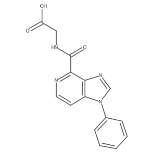 2-(1-phenyl-1H-imidazo[4,5-c]pyridine-4-carboxamido)acetic acid结构式
