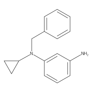 N1-Cyclopropyl-N1-(phenylmethyl)-1,3-benzenediamine Structure