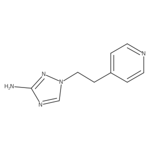1-[2-(Pyridin-4-YL)ethyl]-1H-1,2,4-triazol-3-amine Structure