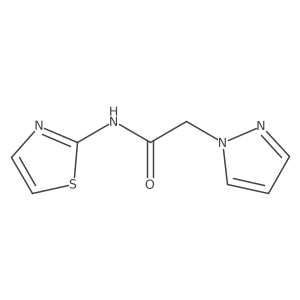 O=C(Cn1cccn1)Nc1nccs1结构式