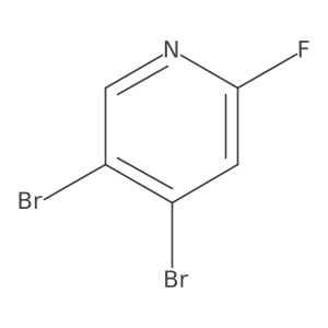 4,5-Dibromo-2-fluoropyridine Structure