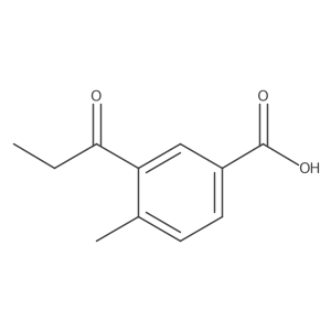 4-Methyl-3-propionylbenzoic acid结构式