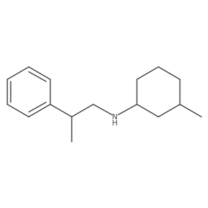 3-methyl-N-(2-phenylpropyl)cyclohexan-1-amine Structure