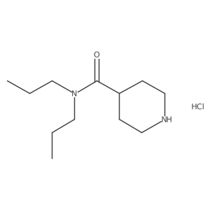 N,N-Dipropyl-4-piperidinecarboxamide hydrochloride Structure