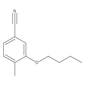 3-Butoxy-4-methylbenzonitrile结构式