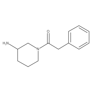 1-(3-Aminopiperidin-1-yl)-2-phenylethan-1-one Structure