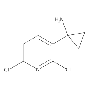 1-(2,6-Dichloropyridin-3-yl)cyclopropan-1-amine Structure