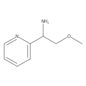 (1r)-2-Methoxy-1-(pyridin-2-yl)ethan-1-amine Structure