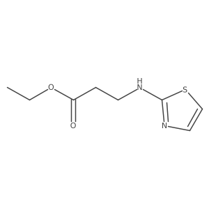 Ethyl 3-[(1,3-thiazol-2-yl)amino]propanoate结构式