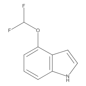 4-(Difluoromethoxy)-1H-indole Structure