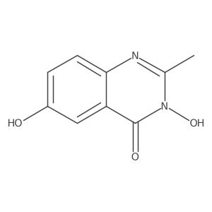 3,6-dihydroxy-2-methylquinazolin-4(3H)-one Structure