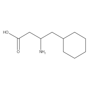 (R)-3-Amino-4-cyclohexylbutanoic acid结构式