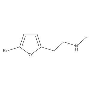 2-(5-Bromofuran-2-yl)-N-methylethan-1-amine Structure