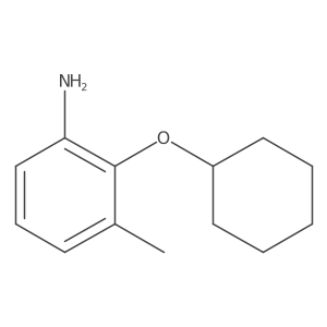 2-(Cyclohexyloxy)-3-methylaniline Structure