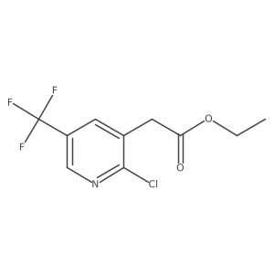 Ethyl 2-chloro-5-(trifluoromethyl)pyridine-3-acetate Structure
