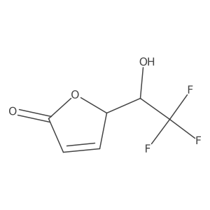 5-(2,2,2-Trifluoro-1-hydroxyethyl)-2(5H)-furanone Structure