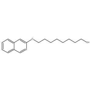 8-(3-Isoquinolinyloxy)-1-octanol结构式