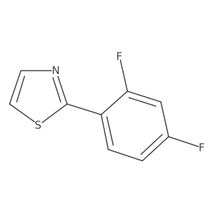 2-(2,4-Difluorophenyl)-1,3-thiazole结构式