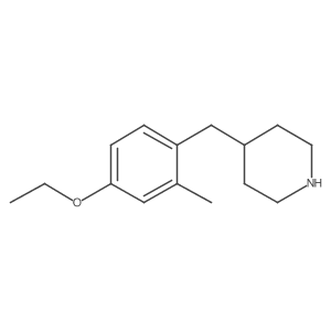 4-[(4-Ethoxy-2-methylphenyl)methyl]piperidine Structure