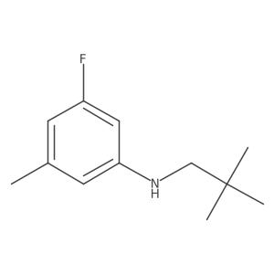 3-Fluoro-5-methyl-N-neopentylaniline Structure