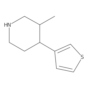 3-Methyl-4-(thiophen-3-yl)piperidine Structure