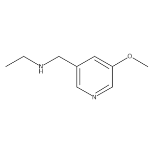 Ethyl[(5-methoxypyridin-3-yl)methyl]amine Structure