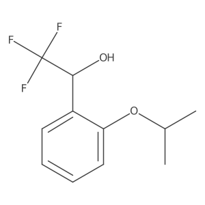 (1S)-2,2,2-trifluoro-1-[2-(propan-2-yloxy)phenyl]ethan-1-ol结构式