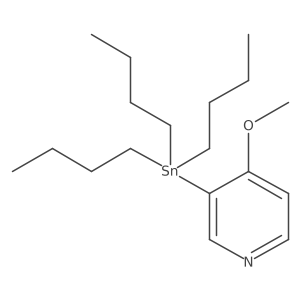 4-Methoxy-3-(tributylstannyl)pyridine Structure