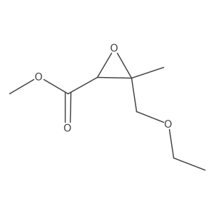 Methyl 3-(ethoxymethyl)-3-methyloxirane-2-carboxylate Structure