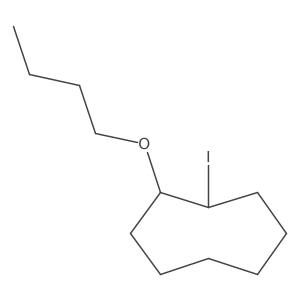 1-Butoxy-2-iodocyclooctane Structure