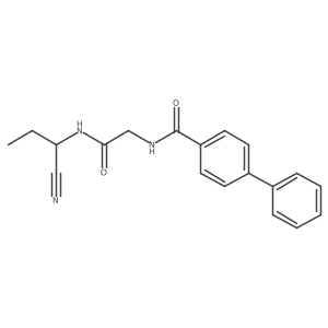 N-[2-(1-Cyanopropylamino)-2-oxoethyl]-4-phenylbenzamide Structure