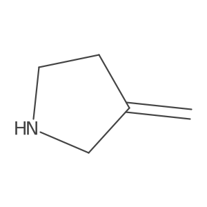 3-Methylidenepyrrolidine结构式