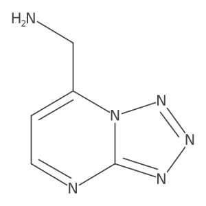 {[1,2,3,4]Tetrazolo[1,5-a]pyrimidin-7-yl}methanamine结构式