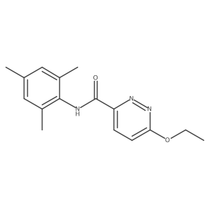 6-ethoxy-N-mesitylpyridazine-3-carboxamide Structure