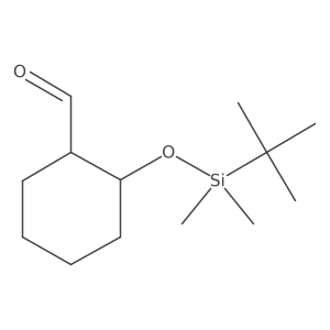 2alpha-(tert-Butyldimethylsiloxy)cyclohexane-1alpha-carbaldehyde Structure