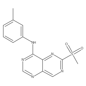 4-[(3-Methylphenyl)amino]-6-methylsulphonylpyrimido[5,4-d]pyrimidine Structure