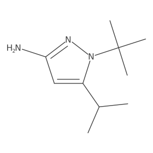 1-tert-butyl-5-(propan-2-yl)-1H-pyrazol-3-amine Structure