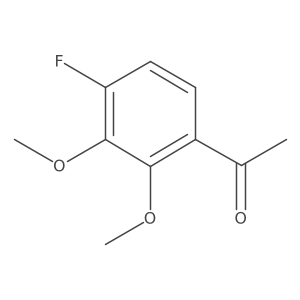 2',3'-Dimethoxy-4'-fluoroacetophenone结构式