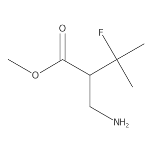 Methyl 2-(aminomethyl)-3-fluoro-3-methylbutanoate Structure