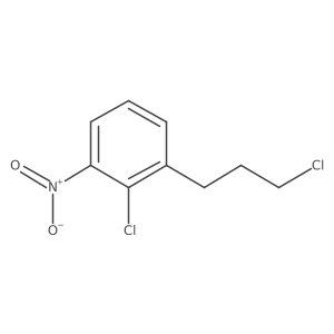 1-Chloro-2-(3-chloropropyl)-6-nitrobenzene结构式