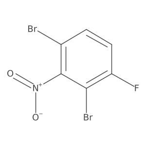 1,3-Dibromo-4-fluoro-2-nitrobenzene结构式