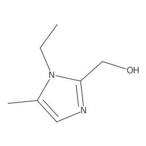 (1-ethyl-5-methyl-1H-imidazol-2-yl)methanol结构式