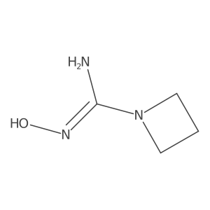 N'-Hydroxyazetidine-1-carboximidamide结构式
