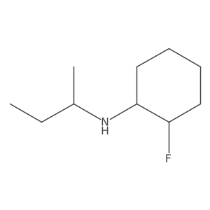 (1R,2R)-N-(butan-2-yl)-2-fluorocyclohexan-1-amine结构式