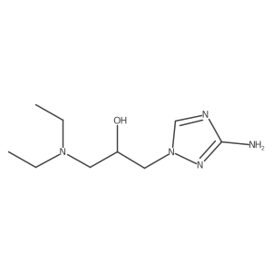 1-(3-amino-1H-1,2,4-triazol-1-yl)-3-(diethylamino)propan-2-ol Structure
