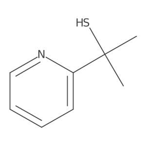 2-(Pyridin-2-yl)propane-2-thiol结构式