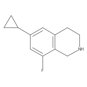 6-Cyclopropyl-8-fluoro-1,2,3,4-tetrahydroisoquinoline Structure