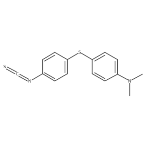 4-[(4-Isothiocyanatophenyl)thio]-N,N-dimethylbenzenamine Structure