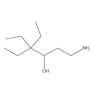 1-Amino-4,4-diethylhexan-3-ol结构式