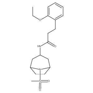 3-(2-ethoxyphenyl)-N-(8-(methylsulfonyl)-8-azabicyclo[3.2.1]octan-3-yl)propanamide Structure